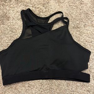 NWOT black sports bra!